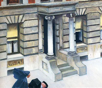 Bürgersteige in New York Edward Hopper